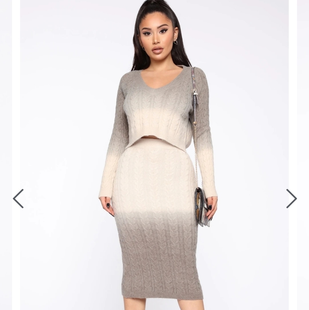 Knits Over Sweater Skirt Set - XL NWT